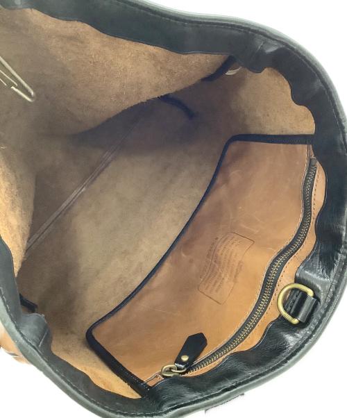 COACH（コーチ）COACH (コーチ) トートバッグ ブラウン×ブラックの古着・服飾アイテム