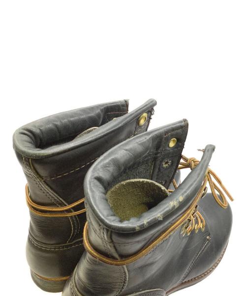 CAROLINA（キャロライナ）CAROLINA (キャロライナ) CAROLINA　ロガーブーツ ブラック サイズ:US8の古着・服飾アイテム