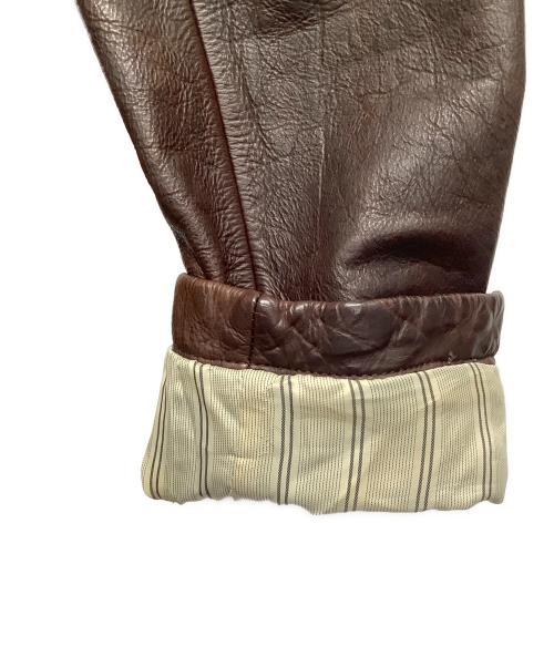 BANANA REPUBLIC（バナナリパブリック）BANANA REPUBLIC (バナナリパブリック) レザーカバーオール ブラウン サイズ:Mサイズの古着・服飾アイテム