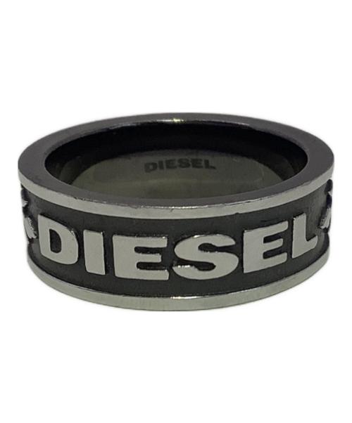 DIESEL（ディーゼル）DIESEL (ディーゼル) リング シルバー×ブラック サイズ:22号の古着・服飾アイテム