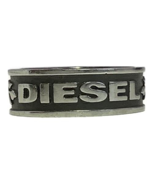 DIESEL（ディーゼル）DIESEL (ディーゼル) リング シルバー×ブラック サイズ:22号の古着・服飾アイテム