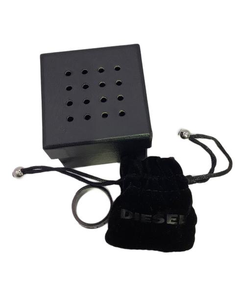 DIESEL（ディーゼル）DIESEL (ディーゼル) リング シルバー×ブラック サイズ:22号の古着・服飾アイテム