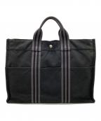 HERMESエルメス）の古着「トートバッグ」｜ブラック