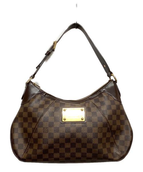 LOUIS VUITTON（ルイ ヴィトン）LOUIS VUITTON (ルイ ヴィトン) LOUIS VUITTON ダミエ　テムズGM ショルダーバッグ ブラウンの古着・服飾アイテム