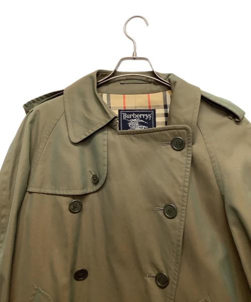 BURBERRY（バーバリー）BURBERRY (バーバリー) トレンチコート グリーン サイズ:Sの古着・服飾アイテム