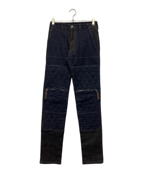Max Fritz（マックスフリッツ(9)）MAX FRITZ (マックスフリッツ(9)) ダブルニーストレッチジーンズ3 インディゴ サイズ:44の古着・服飾アイテム