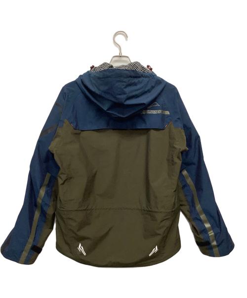 KUSHITANI（クシタニ）KUSHITANI (クシタニ) バイクジャケット オリーブ×ブルー サイズ:Mの古着・服飾アイテム