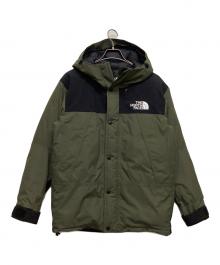 THE NORTH FACE（ザ ノース フェイス）の古着「ダウンジャケット」｜カーキ×ブラック
