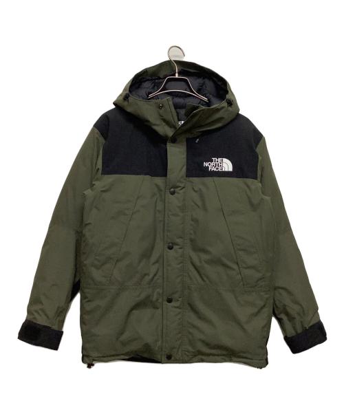 THE NORTH FACE（ザ ノース フェイス）THE NORTH FACE (ザ ノース フェイス) ダウンジャケット カーキ×ブラック サイズ:Mの古着・服飾アイテム