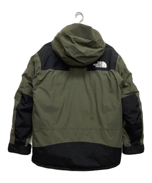THE NORTH FACE（ザ ノース フェイス）THE NORTH FACE (ザ ノース フェイス) ダウンジャケット カーキ×ブラック サイズ:Mの古着・服飾アイテム