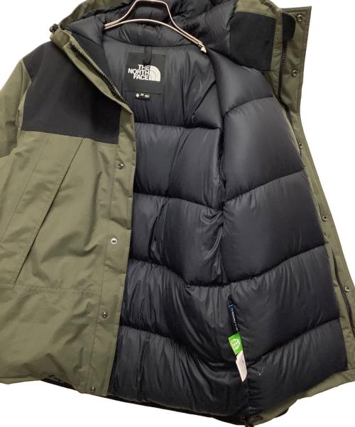 THE NORTH FACE（ザ ノース フェイス）THE NORTH FACE (ザ ノース フェイス) ダウンジャケット カーキ×ブラック サイズ:Mの古着・服飾アイテム