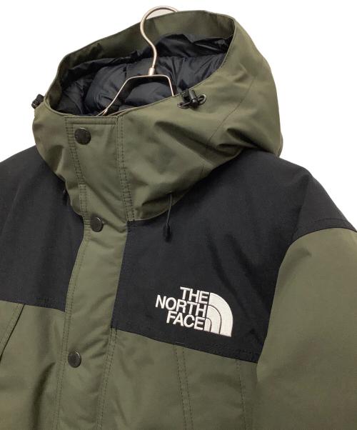 THE NORTH FACE（ザ ノース フェイス）THE NORTH FACE (ザ ノース フェイス) ダウンジャケット カーキ×ブラック サイズ:Mの古着・服飾アイテム