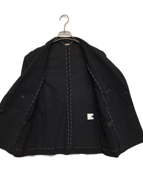 allureville（アルアバイル）allureville (アルアバイル) レノクロスダブルコンパクトジャケット ブラック サイズ:1の古着・服飾アイテム