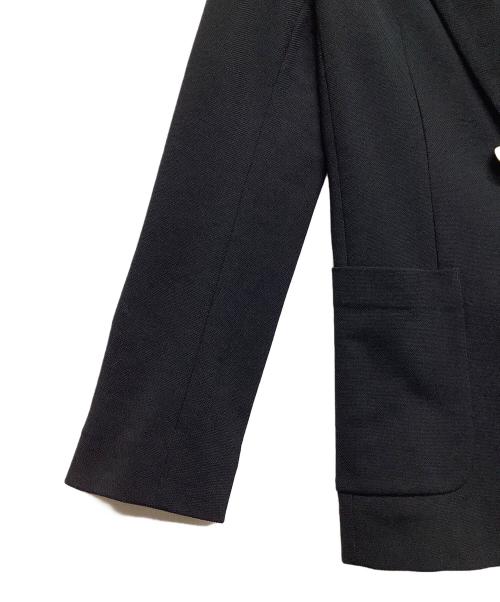 allureville（アルアバイル）allureville (アルアバイル) レノクロスダブルコンパクトジャケット ブラック サイズ:1の古着・服飾アイテム