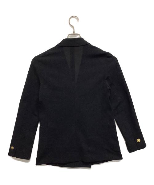 allureville（アルアバイル）allureville (アルアバイル) レノクロスダブルコンパクトジャケット ブラック サイズ:1の古着・服飾アイテム