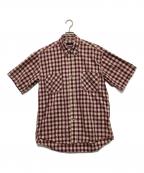 BUDWEISERバドワイザー）の古着「半袖シャツ」｜ベージュ