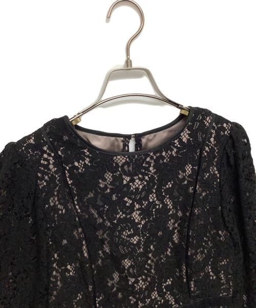 JUSGLITTY（ジャスグリッティー）JUSGLITTY (ジャスグリッティー) レースワンピース ブラックの古着・服飾アイテム