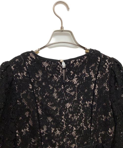 JUSGLITTY（ジャスグリッティー）JUSGLITTY (ジャスグリッティー) レースワンピース ブラックの古着・服飾アイテム