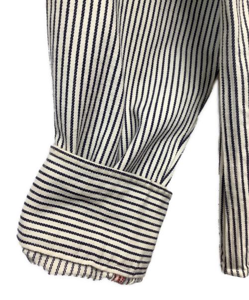 SUGAR CANE（シュガーケーン）SUGAR CANE (シュガーケーン) 長袖シャツ ホワイト×ネイビー サイズ:Mの古着・服飾アイテム