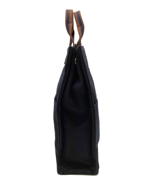 HERMES（エルメス）HERMES (エルメス) フールトゥGM ネイビー×ブラウンの古着・服飾アイテム