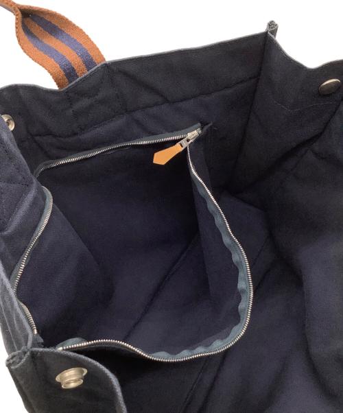 HERMES（エルメス）HERMES (エルメス) フールトゥGM ネイビー×ブラウンの古着・服飾アイテム