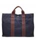 HERMES (エルメス) フールトゥGM ネイビー×ブラウン：16000円