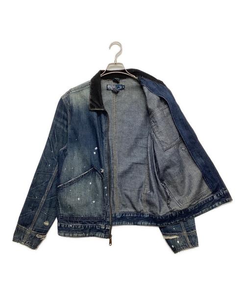 POLO RALPH LAUREN（ポロ・ラルフローレン）POLO RALPH LAUREN (ポロ・ラルフローレン) デニムワークジャケット インディゴ サイズ:Mの古着・服飾アイテム