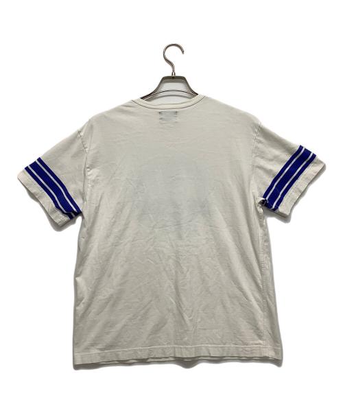 THE CRIME（ザクライミー）THE CRIME (ザクライミー) 半袖カットソー ホワイト サイズ:Lの古着・服飾アイテム