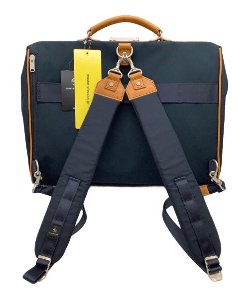 master-piece（マスターピース）master-piece (マスターピース) ショルダーバッグ ネイビー×ブラウンの古着・服飾アイテム