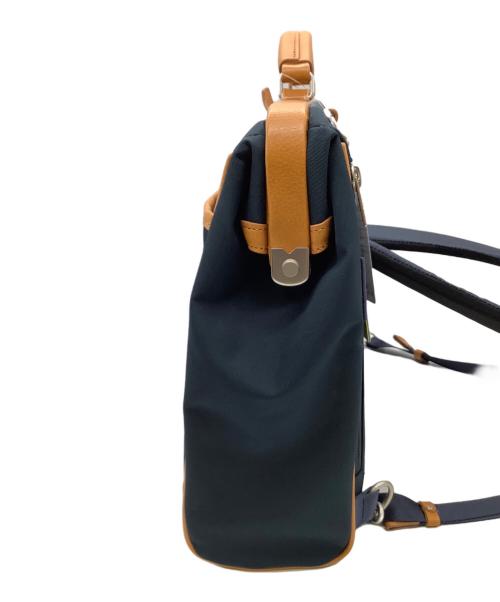 master-piece（マスターピース）master-piece (マスターピース) ショルダーバッグ ネイビー×ブラウンの古着・服飾アイテム