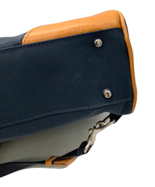 master-piece（マスターピース）master-piece (マスターピース) ショルダーバッグ ネイビー×ブラウンの古着・服飾アイテム