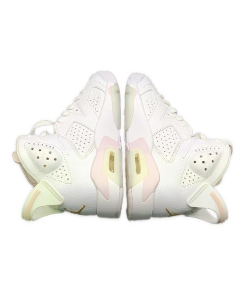 NIKE（ナイキ）NIKE (ナイキ) NIKE Women`s Air Jordan6 Gold Hoopsハイカットスニーカー ホワイト×ピンク サイズ:23cmの古着・服飾アイテム
