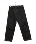 STEVEN ALANスティーブンアラン）の古着「デニムパンツ」｜ブラック