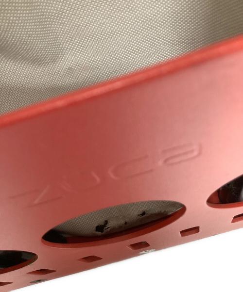 ZUCA（ズーカ）ZUCA (ズーカ) 座れるキャリーバッグ レッド×ベージュの古着・服飾アイテム