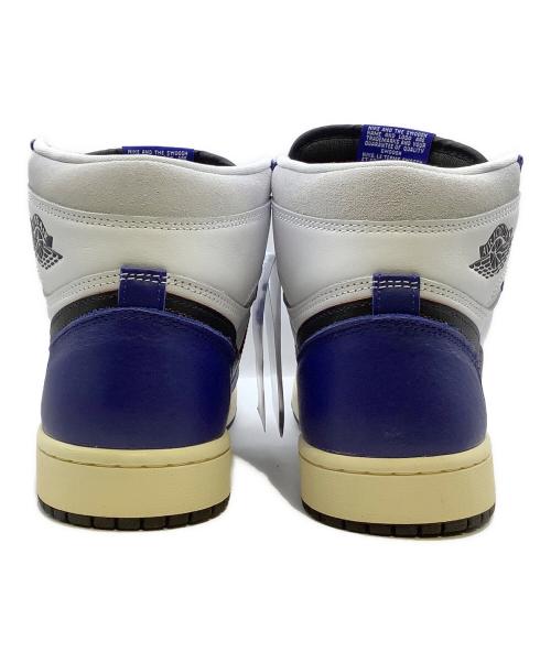 NIKE（ナイキ）NIKE (ナイキ) NIKE　AIR JORDAN 1 HIGH OG Rare Air 　ハイカットスニーカー ブルー×ホワイト サイズ:27㎝の古着・服飾アイテム