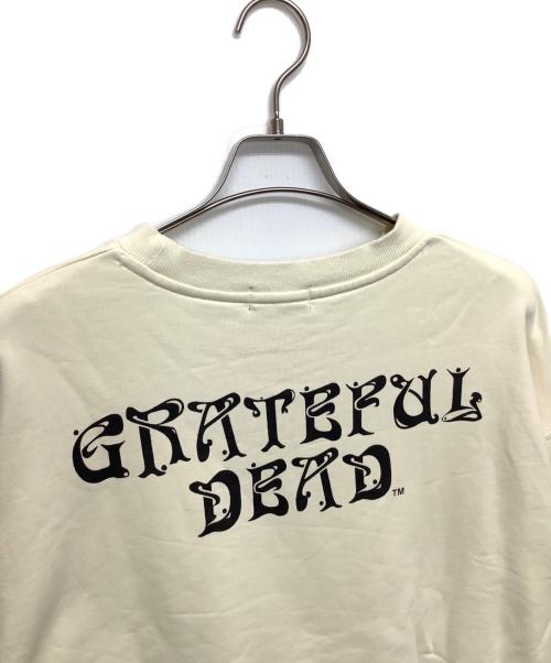 JOURNAL STANDARD relume（ジャーナルスタンダード レリューム）JOURNAL STANDARD relume (ジャーナルスタンダード レリューム) クルーネックスウェット アイボリー サイズ:Lの古着・服飾アイテム