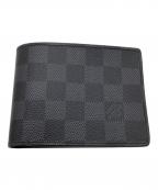 LOUIS VUITTONルイ ヴィトン）の古着「ポルトフォイユ ミュルティプル」｜ブラック