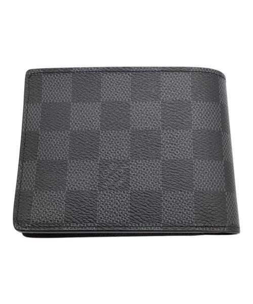 LOUIS VUITTON（ルイ ヴィトン）LOUIS VUITTON (ルイ ヴィトン) ポルトフォイユ ミュルティプル ブラックの古着・服飾アイテム