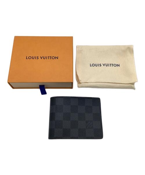 LOUIS VUITTON（ルイ ヴィトン）LOUIS VUITTON (ルイ ヴィトン) ポルトフォイユ ミュルティプル ブラックの古着・服飾アイテム