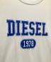 中古・古着 DIESEL (ディーゼル) Tシャツ ホワイト×ブルー サイズ:L：3000円