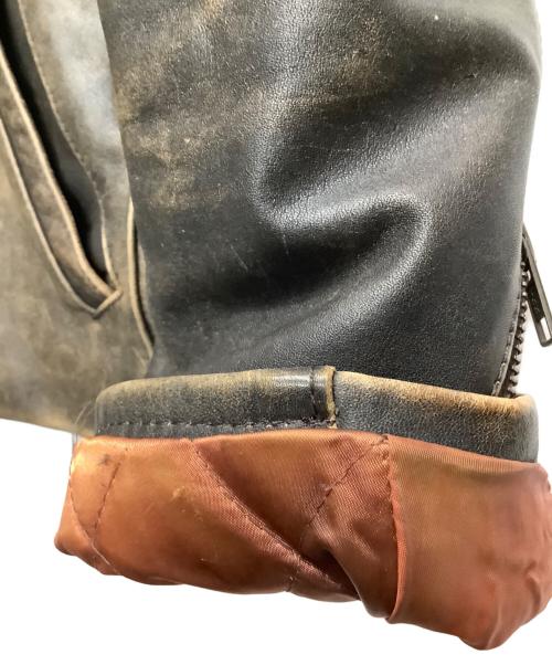 HARLEY-DAVIDSON（ハーレーダビッドソン）HARLEY-DAVIDSON (ハーレーダビッドソン) レザージャケット ブラウン サイズ:34の古着・服飾アイテム