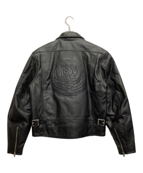 HARLEY-DAVIDSON（ハーレーダビッドソン）HARLEY-DAVIDSON (ハーレーダビッドソン) レザージャケット ブラック サイズ:Sの古着・服飾アイテム