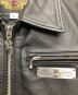 中古・古着 HARLEY-DAVIDSON (ハーレーダビッドソン) レザージャケット ブラック サイズ:S：20000円