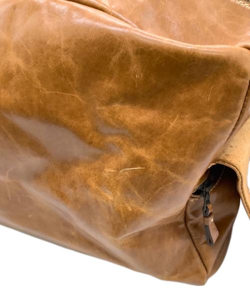 genten（ゲンテン）genten (ゲンテン) レザーショルダーバッグ ブラウンの古着・服飾アイテム