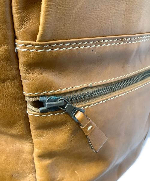 genten（ゲンテン）genten (ゲンテン) レザーショルダーバッグ ブラウンの古着・服飾アイテム