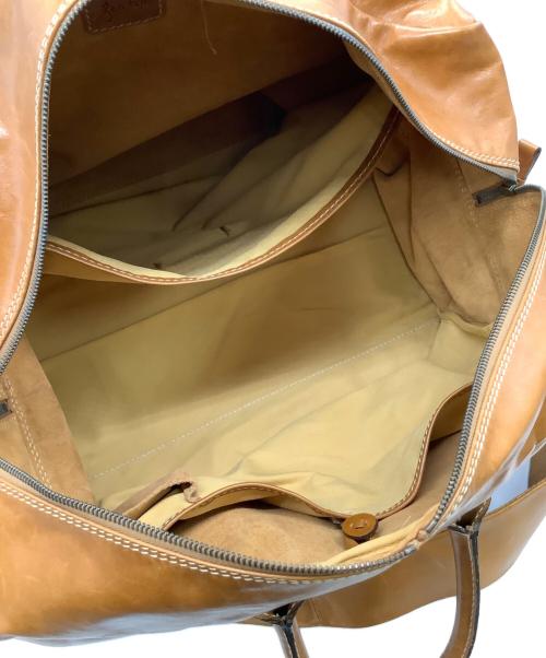 genten（ゲンテン）genten (ゲンテン) レザーショルダーバッグ ブラウンの古着・服飾アイテム