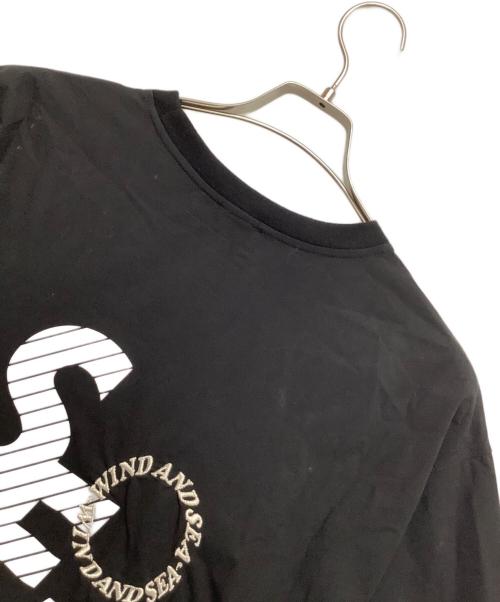 WIND AND SEA（ウィンダンシー）WIND AND SEA (ウィンダンシー) 半袖Tシャツ ブラック サイズ:Lサイズの古着・服飾アイテム