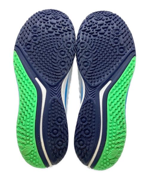 asics（アシックス）asics (アシックス) asics　ローカットスニーカー ホワイト×スカイブルー サイズ:28㎝の古着・服飾アイテム