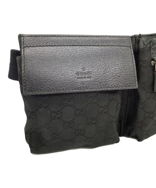 GUCCI（グッチ）GUCCI (グッチ) ウエストバッグ ブラックの古着・服飾アイテム