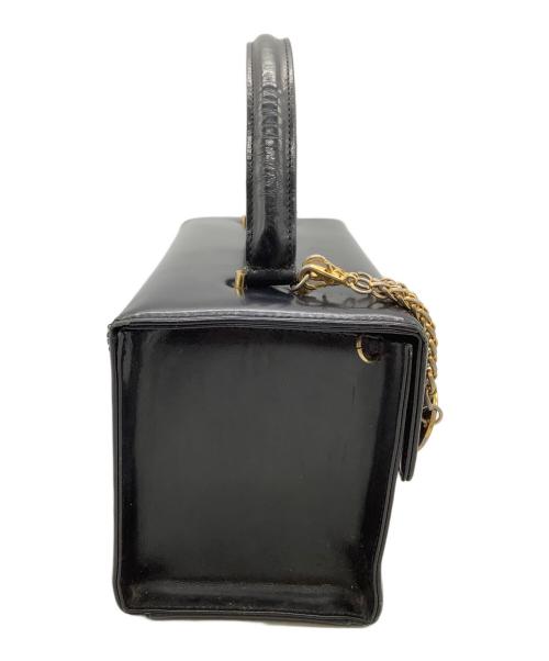 GIANNI VERSACE（ジャンニ・ヴェルサーチ）GIANNI VERSACE (ジャンニ・ヴェルサーチ) ハンドバッグ ブラックの古着・服飾アイテム